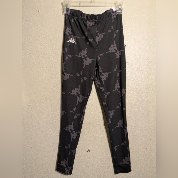 Kappa Womens Black Leggings Size Xs Pre-owned - Picture 1 of 7